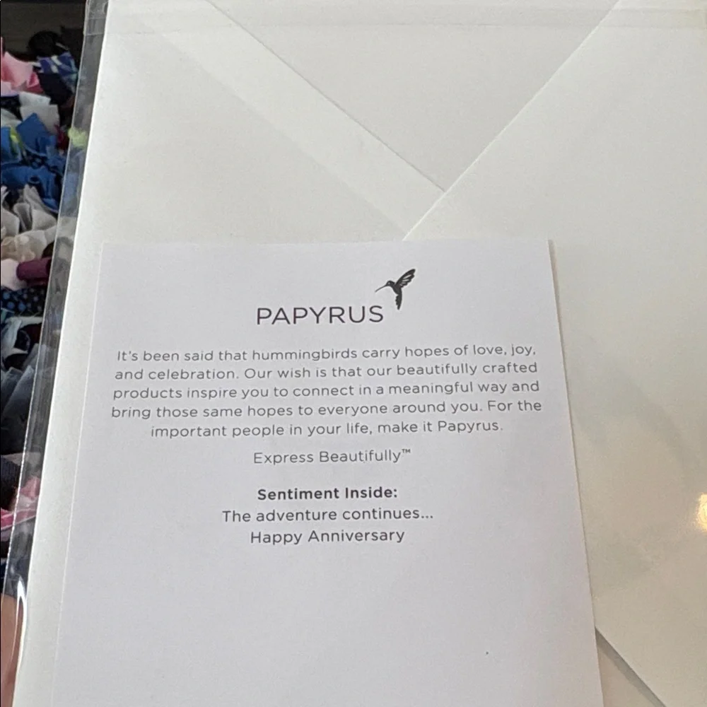 🆕Papyrus Anniversary Greeting Card